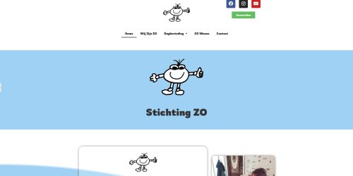 Schermafbeelding website Stichting ZO